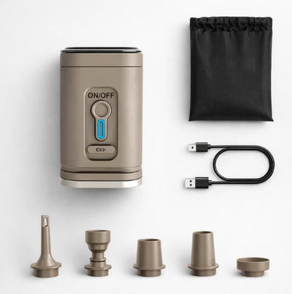 Inflador Portátil Recargable 3 en 1