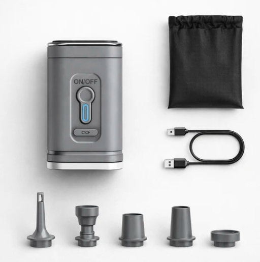 Inflador Portátil Recargable 3 en 1